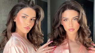 how to do your makeup amp hair like a SUPERMODEL [upl. by Hildy]