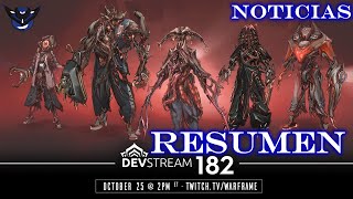 Noticias Warframe  Devstream 182 Resumen  Los Coda  Xaku Prime  1999 y MUCHO MÁS [upl. by Hazmah170]