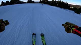 Dec 23  Kopaonik  Pancic 4e ski downhill straight down [upl. by Emilia769]