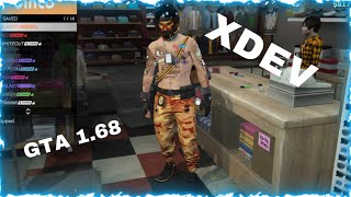 GTA V Online 168║XDEV OUTFIT EDITOR║How To Make Modded Outfits Using Xdev Outfit Editor [upl. by Wylen]