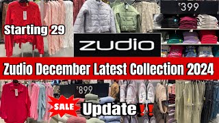 Zudio December Latest Collection 2024  Winter New Arrival Starting 29  Zudio Sale Update [upl. by Haret]