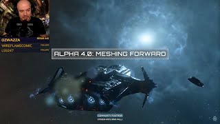 The INSIDE STAR CITIZEN Review  Alpha 40 Meshing Forward [upl. by Adaynek]