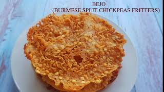 Bejo  Atho bejo Recipe Bejo Recipe in tamil How to make BejoPejo Burmese recipe  Burmese food [upl. by Aninaj]