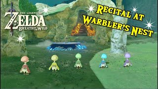 Recital At Warblers Nest Breath of the wild Find Kheel Quest [upl. by Liagaba]