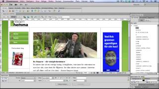 Bakgrundsbild i Photoshop till din webbsida i Dreamweaver med Distansskoanse [upl. by Tema469]
