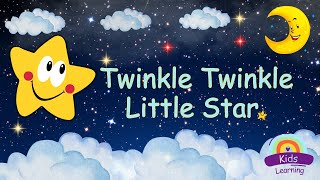 🌟 Twinkle Twinkle Little Star  Animated Nursery Rhymes for Kids 🌟 [upl. by Alamak]