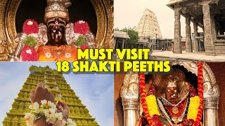 18 Maha Shakti Peethas  shakti peethas in india  Navratri Special  Incredible Ancient Temples [upl. by Ettelocin]