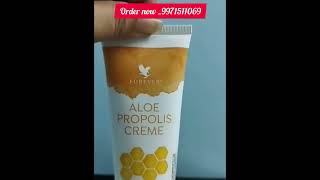 Forever Aloe propolis cream benefits short video FLP india l [upl. by Enilegnave375]