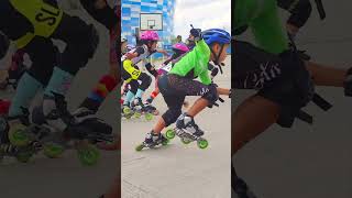 Inicia la CARRERA de Fondo para MICRO patín Profesional patinadora shortfeed inlineskating [upl. by Ysirhc]