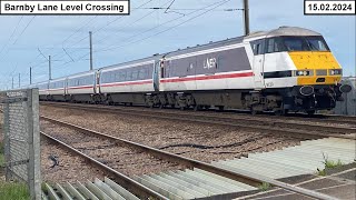 Barnby Lane Level Crossing 15022024 ft faberoony90 [upl. by Fita]