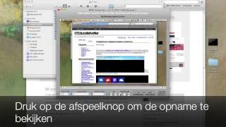 Schermopname maken met Quicktime Player en daarna bijsnijden met MPEG Streamclip [upl. by Ahsikrats]