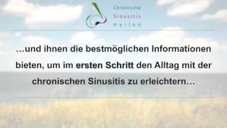 Chronische Sinusitis Heilen  Ratgeberangebot zur ursächlichen Therapie HD [upl. by Ayidan]