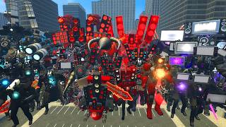 EVOLUTION OF NEW UPGRADED SPEAKERMAN MECHA VS ALL SKIBIDI TOILET GMAN BOSSES In Garrys Mod [upl. by Etsirhc62]