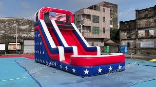 8x35x52m American Giant Inflatable Water Slide Blow Up Slide For Party Events [upl. by Jair348]