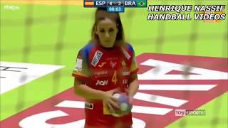 Handebol Brasil X Espanha  Full Match de handebol feminino 2018 [upl. by Anawek]