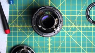 Canon FD SC 135mm f35 Lens Disassembly [upl. by Godliman]