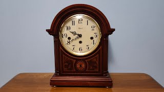 Hermle quotClearbrookquot Westminster Chime Barrister Mantel Clock [upl. by Allistir758]