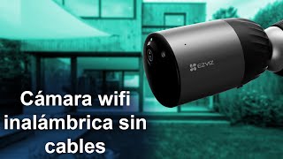 Cámara exterior wifi inalámbrica EZVIZ BC1C fácil instalación SIN CABLES [upl. by Maidy]