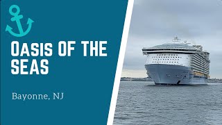 Oasis of the Seas first arrival into NYNJ [upl. by Nyleuqaj]