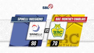 Spinelli Massagno vs BBC MontheyChablais  Game Highlights [upl. by Charisse]