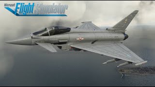 MSFS 2020 VR  HP REVERB G2  ISTRANA LIPS  SCRAMBLE  EUROFIGHTER CJ SIMULATIONS  WIZZAIR [upl. by Puett]