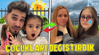 ALİ SÜRÜCÜ İLE ÇOCUKLARI DEĞİŞTİRDİK   ELİF BANA ÇOK KÖTÜ DAVRANDI  AliSurucu OykuKarta [upl. by Bumgardner]