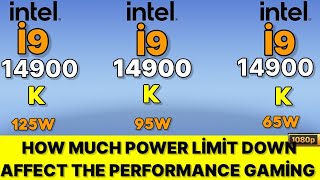 İ9 14900K Vs R7 7800x3d Intel I9 14900K Undervolt power limit down 200w vs 125w VS 95W Vs i5 10400F [upl. by Ahtilat]