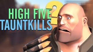 TF2  High Five Tauntkillin exploit [upl. by Smailliw]