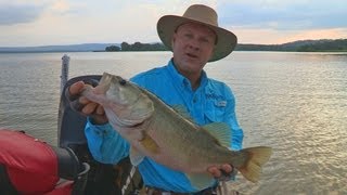 Southwest Outdoors Report 22 Sardis Lake Oklahoma Bass Fishing  2013 [upl. by Sandon]