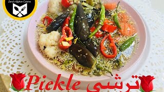 Turshi  Torshi Recipe Pickles Afghaniطرز تهيه ترشى اورى وسركه افغانى ترشى [upl. by Aicerg]