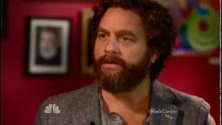 Zach GalifianakisRock Center Interview on May 17 2013 [upl. by Graehl]