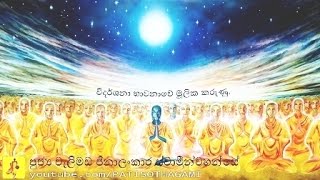 විදර්ශනා භාවනාවේ මූූලික කරුණු  Vidarshana Bhawana Mulika Karunu  Vipassana Bawanawaවිපස්සනා භාවනා [upl. by Gilba]