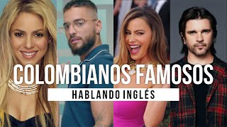 Colombianos Famosos Hablando Inglés 🇨🇴 [upl. by Ymot]