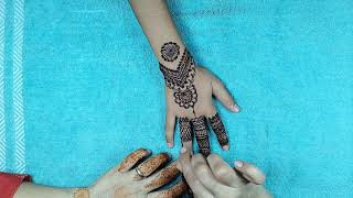 Beautiful and Easy Mahindi Designs for Hands  New Stylish Arabic Mehndi [upl. by Radie563]