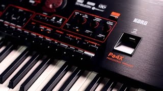 Korg Pa4X Arranger Workstation Keyboard  Demo with Steve McNally [upl. by Vel980]