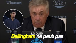 Ancelotti règle le clash entre Vinicius et Bellingham Modric toujours au Niveau [upl. by Merceer]