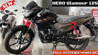 New Hero Glamour 125cc Classic 2025Model Detailed Reviews  New UpdatesPrice Mileage Features [upl. by Goldina188]