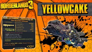 Borderlands 3  Yellowcake Legendary Weapon Guide The New Norfleet 20 [upl. by Ynagoham]