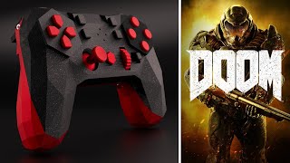 Alpakka controller Doom 2016 gameplay [upl. by Nordine]