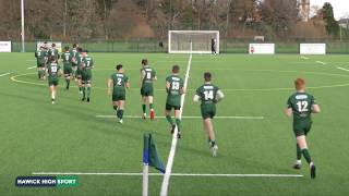 Hawick High Sport  Hawick U18s v Tynedale Colts [upl. by Nwahsyd]