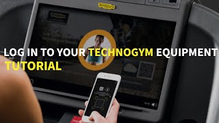 Log In to your Technogym Equipment  Tutorial [upl. by Ahtamat311]