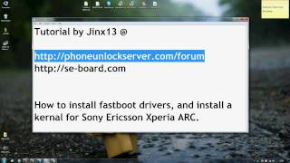 Install fastboot drivers and custom kernal Xperia 2011 by Jinx13 [upl. by Erreit]