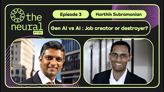 Generative AI vs Traditional AI Insights from Karthik Subramanian  The Neural Bytes [upl. by Rondi72]