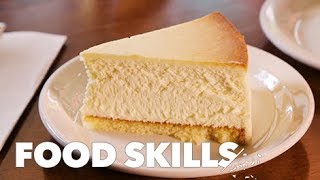 How Juniors Cheesecake Gets Made  Food Skills [upl. by Assiral]