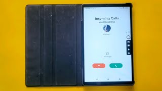 Itel Vista Tab 10 incomingcallAlarm clock ringing with Flip CaseAndroid 14 [upl. by Rehttam]