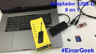 Adaptador USBC 8 en 1 [upl. by Mendes]