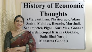 History of Economic Thoughts [upl. by Roleat]