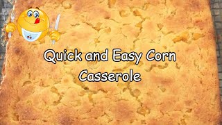 Quick and Easy Corn Casserole  Recipe Only [upl. by Gainor]