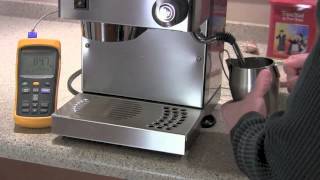 Rancilio Silvia  Steam Timing [upl. by Spence]