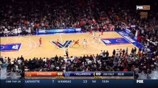 Villanova sends the game to Overtime vs Syracuse [upl. by Llessur162]